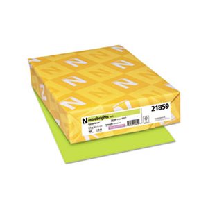 Color Paper, 24lb, 8 1 / 2 x 11, Vulcan Green, 500 Sheets