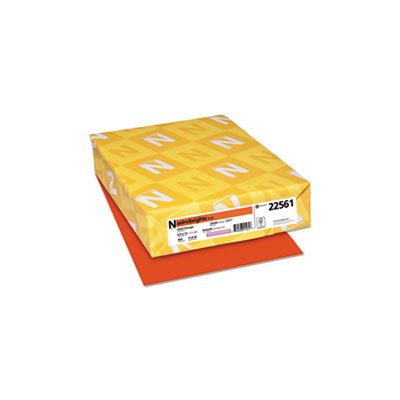 Color Paper, 24lb, 8 1 / 2 x 11, Orbit Orange, 500 Sheets