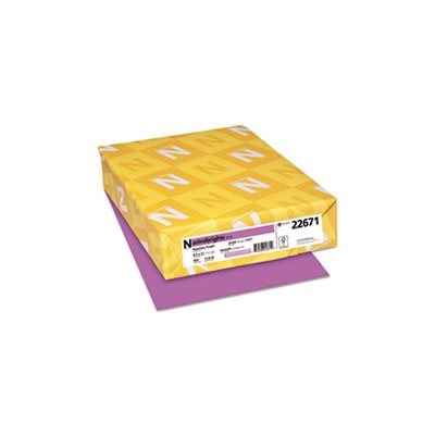 Color Paper, 24lb, 8 1 / 2 x 11, Planetary Purple, 500 Sheets