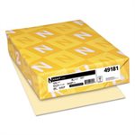 Exact Index Card Stock, 90lb, 8 1 / 2 x 11, Ivory, 250 Sheets