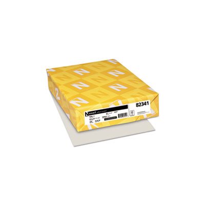 Exact Vellum Bristol Cover Stock, 67lb, 8 1 / 2 x 11, Gray, 250 Sheets