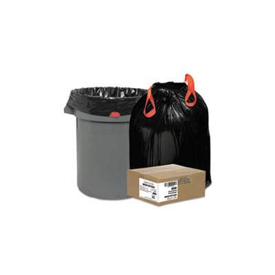 Heavy-Duty Bags, 30gal, 1.2mil, 30 1 / 2 x 33, Black, 200 / Box