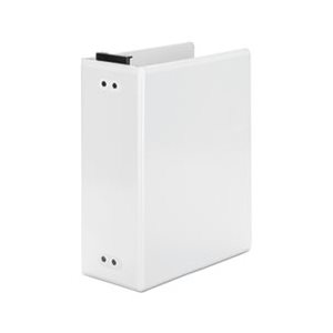 Hanging Straight Post View Binder, 3" Cap, White