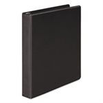 368 Basic Round Ring Binder, 1" Cap, Black