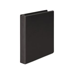 368 Basic Round Ring Binder, 1" Cap, Black