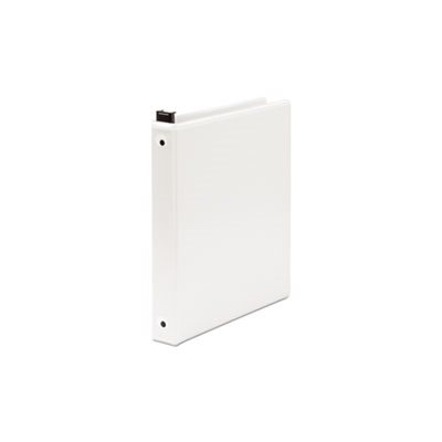 Hanging DublLock Round Ring Binder, 1" Cap, White