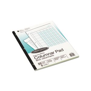 Accounting Pad, Five Eight-Unit Columns, 8-1 / 2 x 11, 50-Sheet Pad