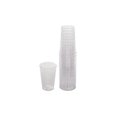 Classicware Tumblers, 12 oz, Plastic, Clear, Tall, 16 / Bag, 240 / Carton