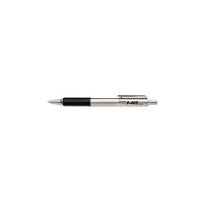 F-402 Ballpoint Retractable Pen, Black Ink, Fine, 2 / Pack