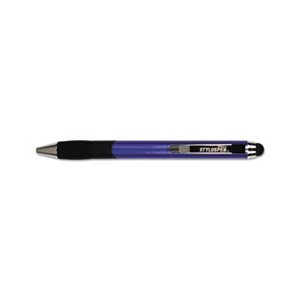 StylusPen Retractable Ballpoint Pen / Stylus, Navy Blue