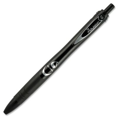 PEN, Z-MULSION BALLPOINT 1MM BLACK DOZEN