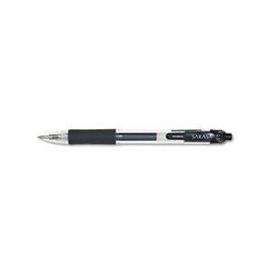 Sarasa Retractable Gel Pen, Black Ink, Fine, Dozen