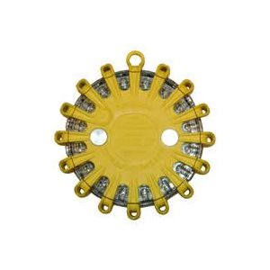 SAFETY LIGHT, PF210, CR123, GREEN LED YELLOW SHELL