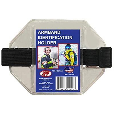 ARM BANDS, ID, CLEAR, ID210AB