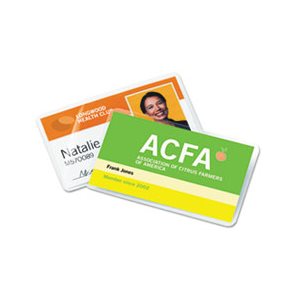 POUCHES, LAMINATING, PREMIUM, BADGE, CARD, 10MIL, GLOSS CLEAR, 100 / BOX