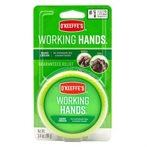 CREAM, WORKING HANDS, O'KEEFFE'S, JAR, 3.4 OZ, 6 PACK SOLD BY EACH