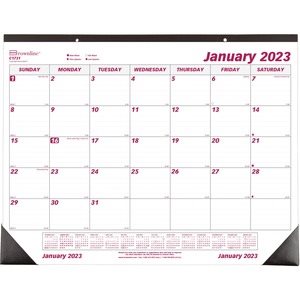 Monthly Deskpad Calendar, Chipboard, 22 x 17 2025