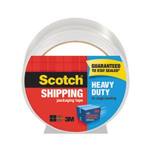 TAPE, PACKAGING, SCOTCH, HEAVY DUTY, 1.88" X 54.6YD, CLEAR