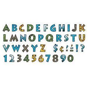 LETTERS, 4 IN NATURAL ELEM  VENTURE UPPERCASE